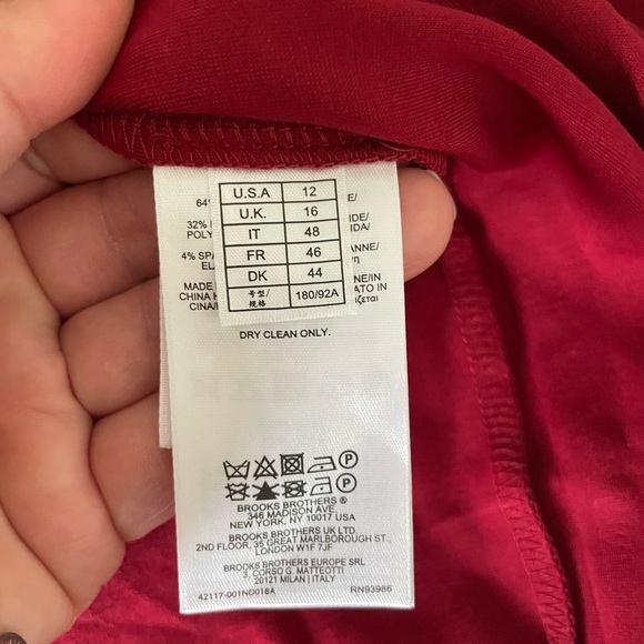 Brooks Brothers red shift knit dress - Picture 8 of 11